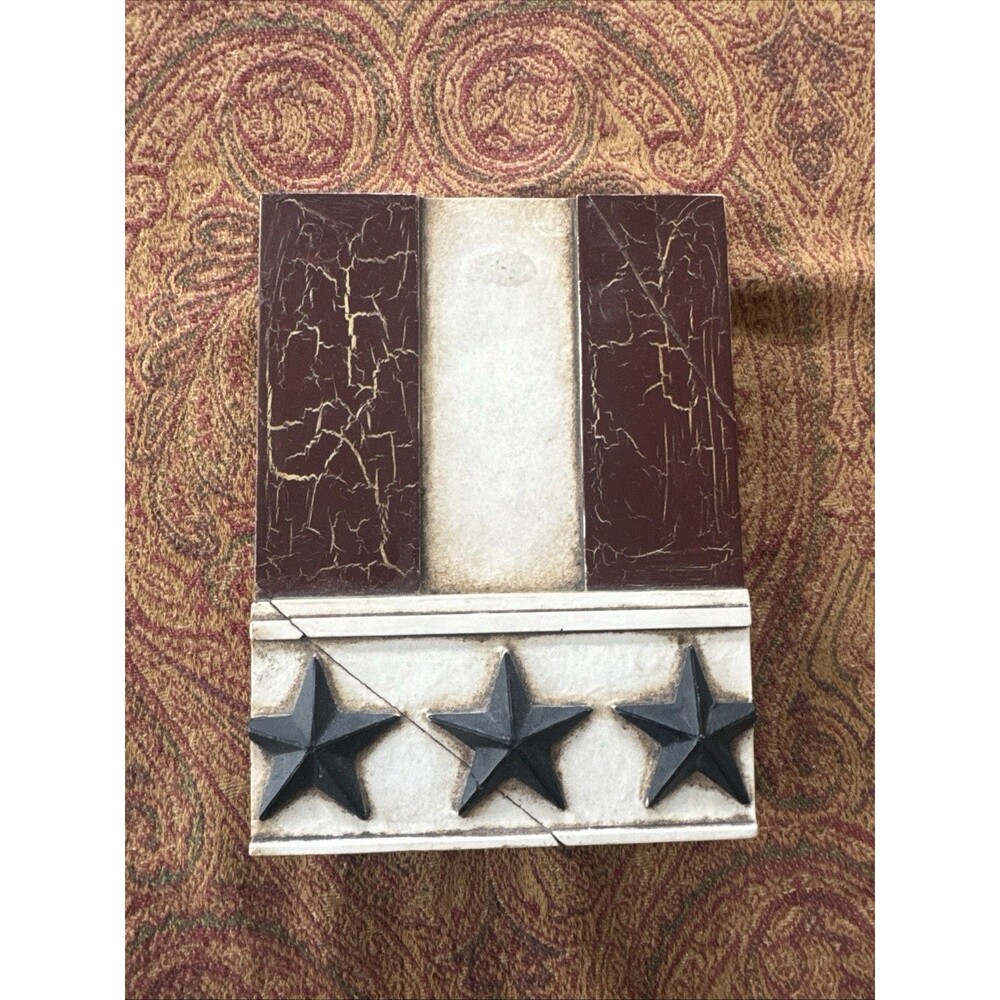 Sid Dickens T87 Regal Stars Memory Block Wall Tile Retired 2001 Stars Stripes